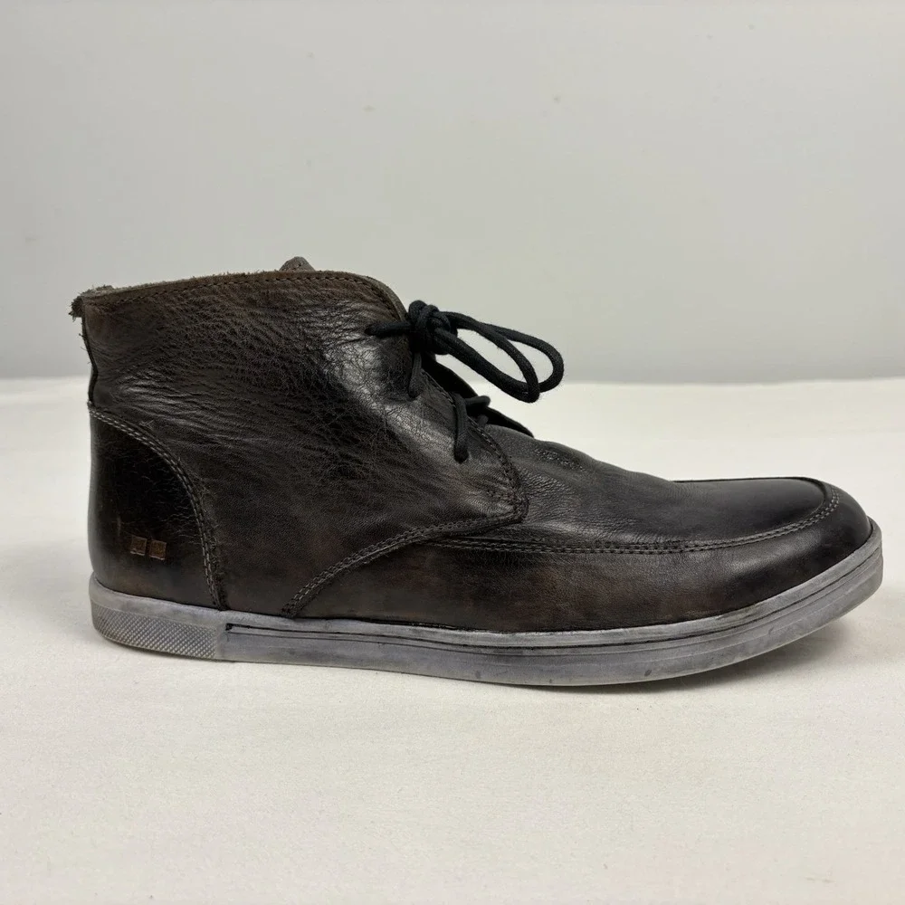 Bed Stu Duke II F437514 Gray Distressed Leather Chukka Boots Men's 11M EUC